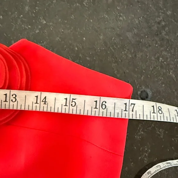 Amanda Uprichard Sabine Mini Sheath Dress Red Size Medium - Picture 8 of 13